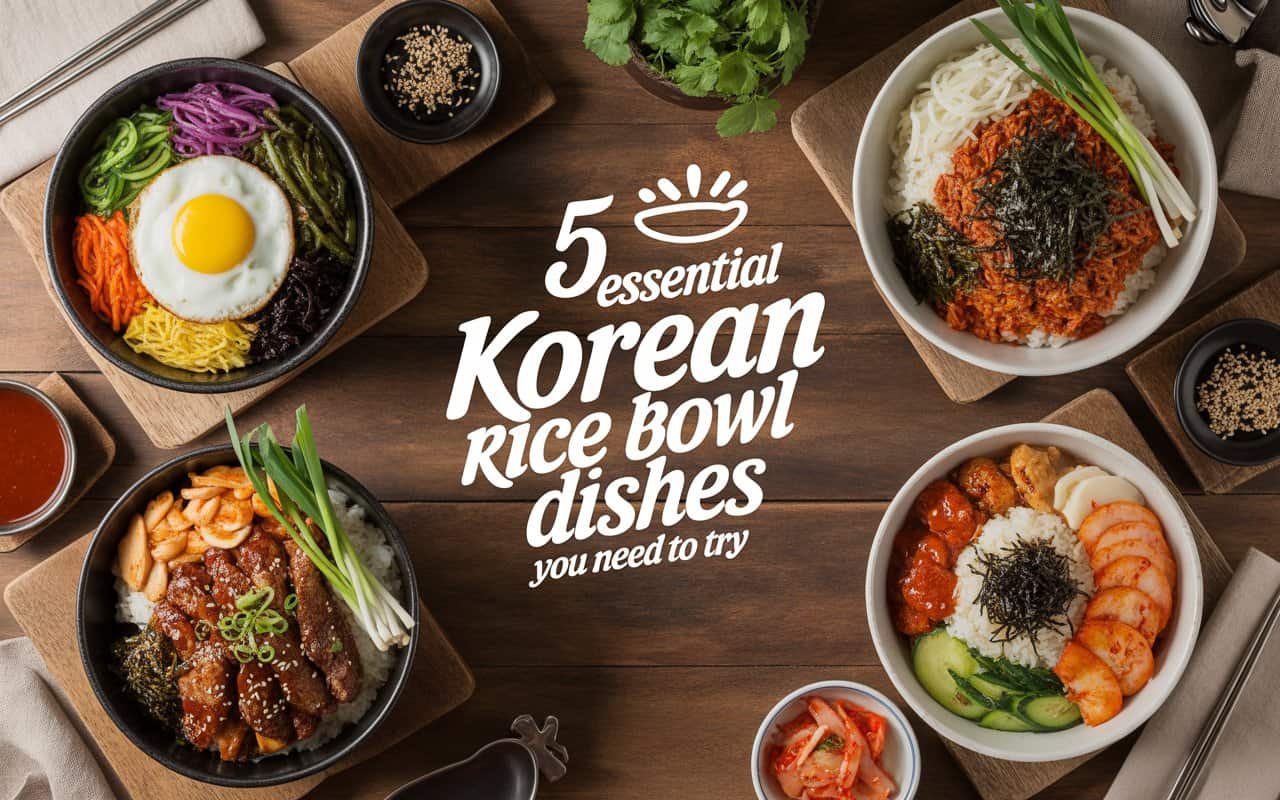 5 Essential Korean Rice Bowl Dishes You Need to Try