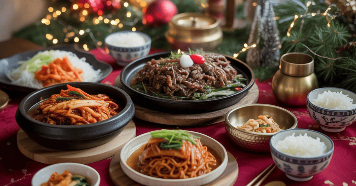 Korean BBQ Christmas feast sets